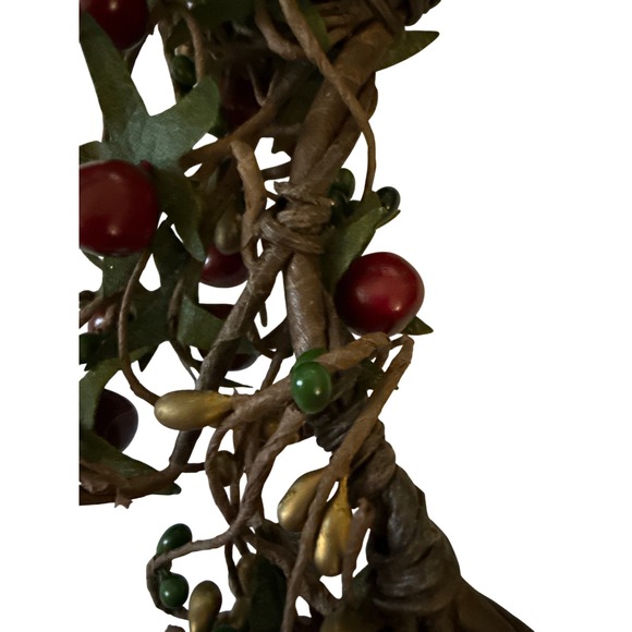 Pip Berry Candle Ring Wreath Rustic Farmhouse Decor - Picture 6 of 6